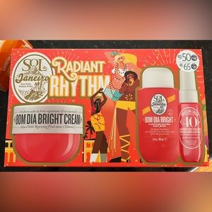 New In Box Sol De Janiero Bom Dia Bright set lotion body wash and body mist